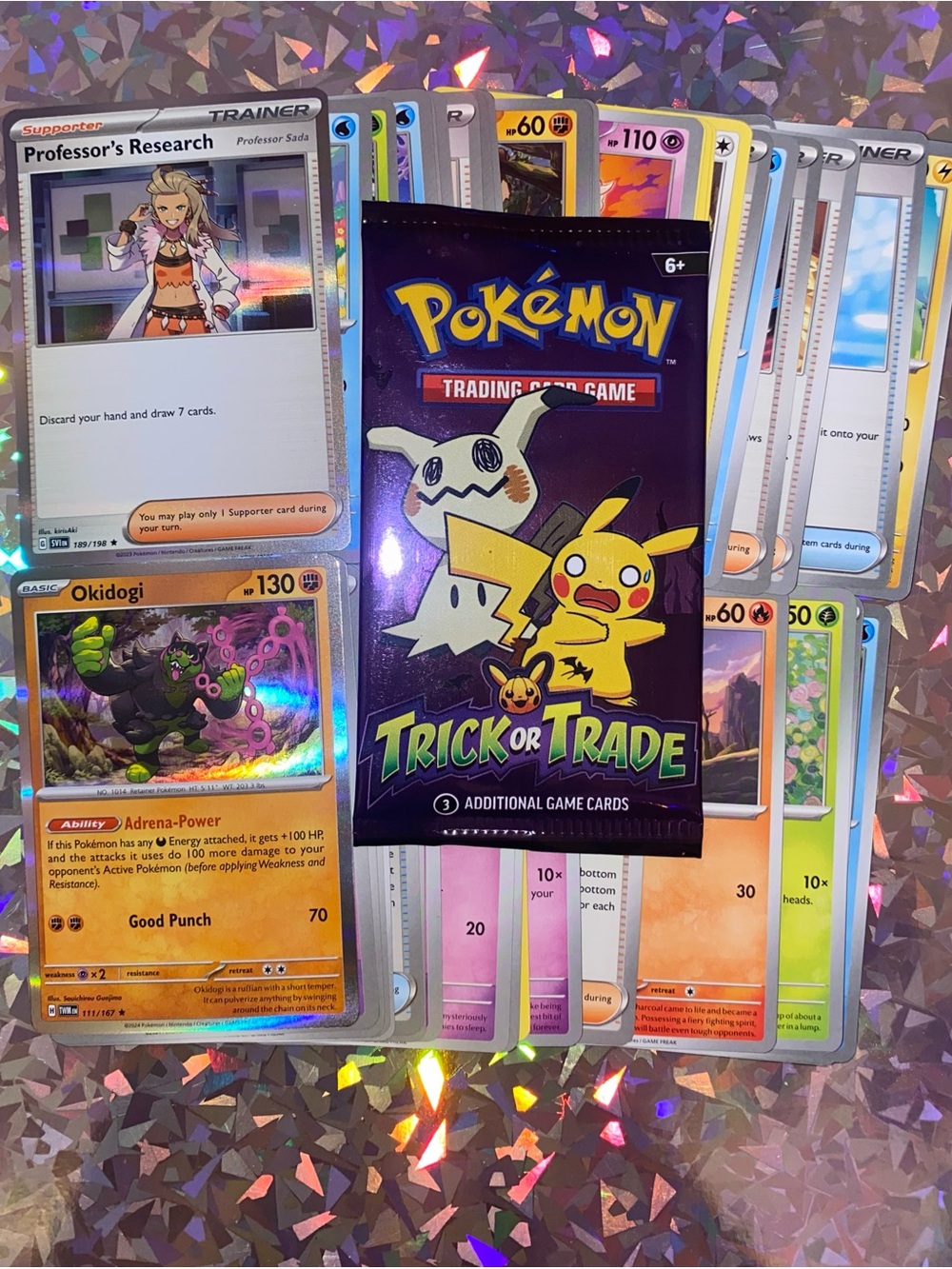 Sealed Pokémon Trick or Trade Booster Pack + 40 assorted Cards